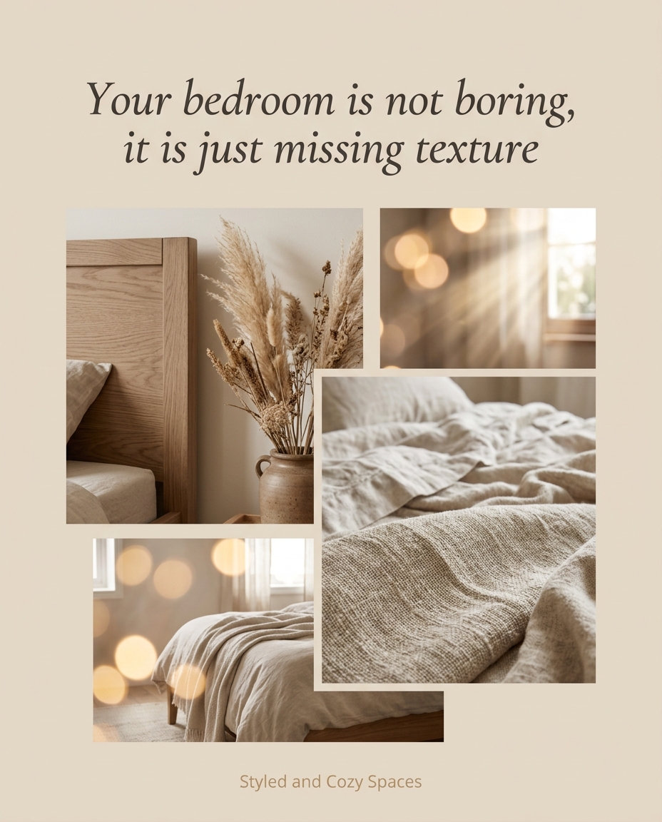 How to style a linen bedroom for a soft organic look