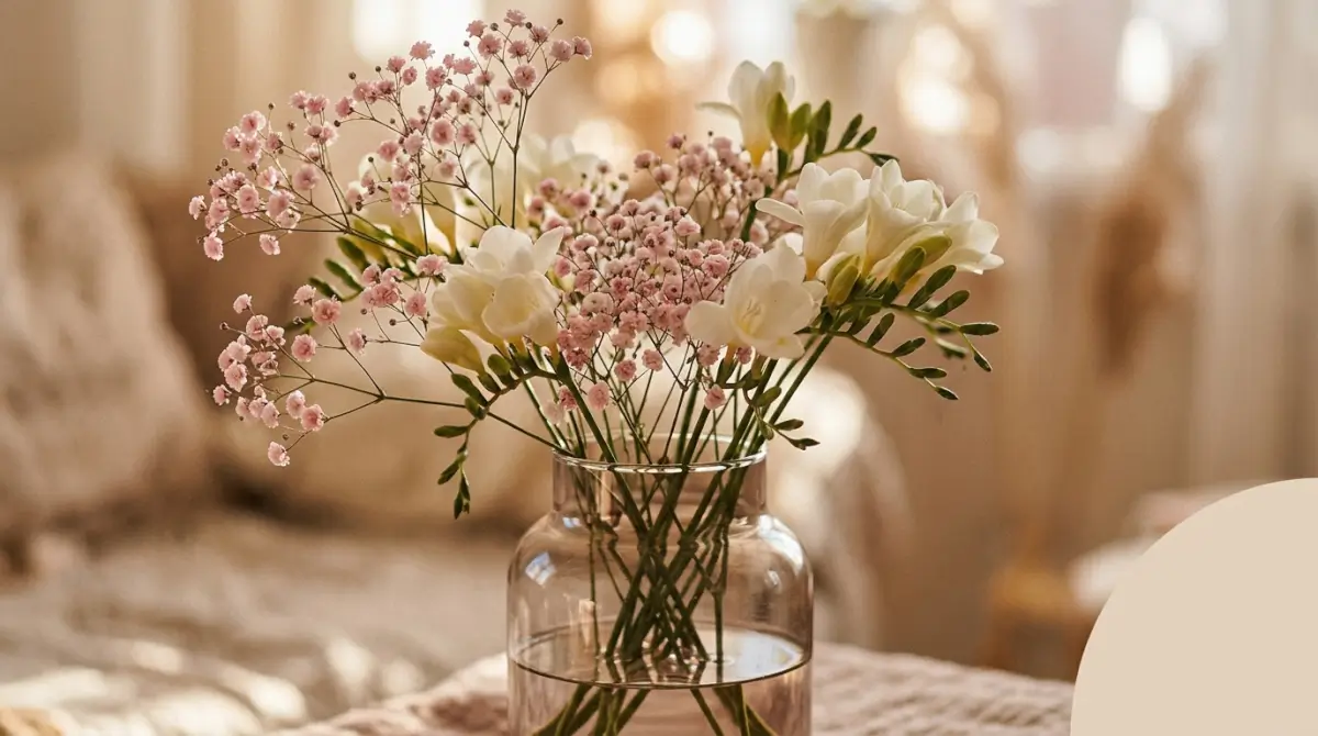 Cherry Blossom Luxe: elegant pale pink lily and freesia bouquet