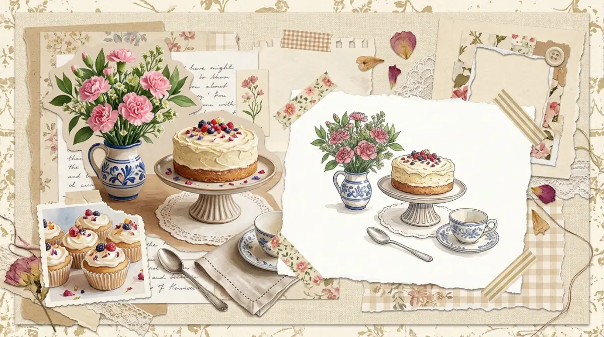 Emma Bridgewater Pink Carnation Cake Stand